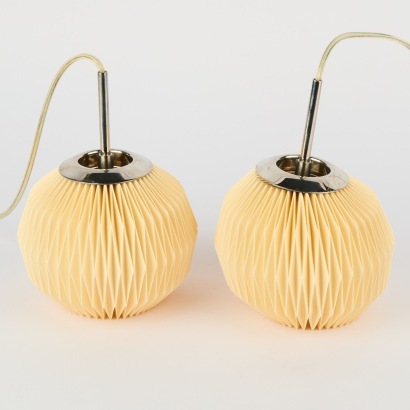 A Pair of Le Klint 57 Aged Small Pendants with 2m Cords