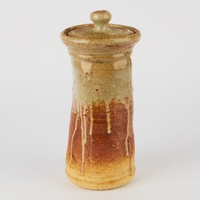 A Studio Pottery Lidded Storage Jar
