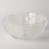 A Cristal D'arques Paloma Bowl with Raised Dove Motif by J G Durand