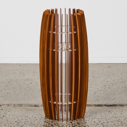 A Long Wood Pendant Shade