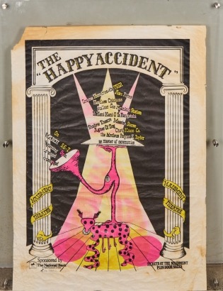 The Happy Accident &ndash; New Zealand Alternative Music Event Poster, c.1980s