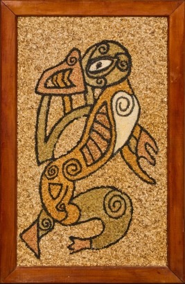 A Vintage NZ Folk Art Picture