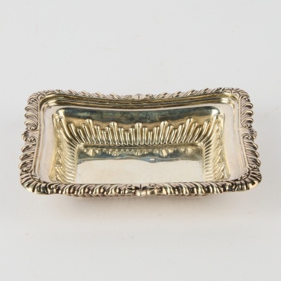 A Sterling Silver Dish with Hallmarks 0.085kg