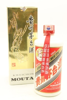 (1) 2007 Kweichow Flying Fairy Moutai, 43% ABV, 500ml (GB)