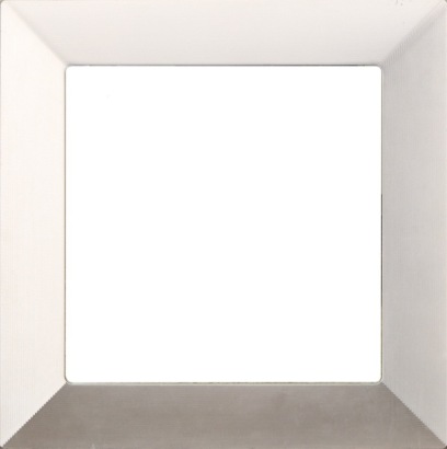 A Contemporary Mirror with a Brushed Aluminium Frame