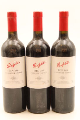 (3) 2001 Penfolds Bin 389 Cabernet Shiraz, South Australia [BC95]