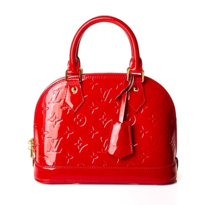 Louis Vuitton, Monogram Red Vernis Alma BB