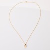 18ct Yellow Gold, 1.05ct Yellow Sapphire Pendant on 45cm, 18ct Yellow Gold Cable Link Chain - 2
