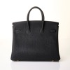 Herm&egrave;s, Noir Togo Birkin 25, Stamp B - 4