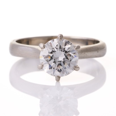 Partridge Jewellers. Platinum, 1.52ct Diamond Solitaire Ring
