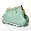 Fendi, Mint Green Nappa Leather "Fendi First" Clutch Bag - 2