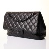 Chanel, So Black Lambskin Jumbo Classic Double Flap Bag - 2