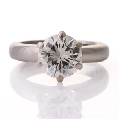 Platinum, 2.52ct Diamond Solitaire Ring, circa 2010