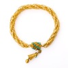 20ct Yellow Gold, Turquoise / Gold Bracelet