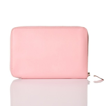 Herm&egrave;s, Rose Sakura Swift Azap Travel Wallet