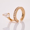 Repossi, 18ct Pink Gold, Serti Sur Vide, 0.25ct Pear Cut Diamond / 0.11ct Diamond Earcuff - 2
