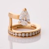 Repossi, 18ct Pink Gold, Serti Sur Vide, 0.25ct Pear Cut Diamond / 0.11ct Diamond Earcuff - 3