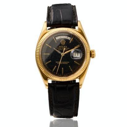18ct Yellow Gold, Rolex Day-Date 1803 Wristwatch, circa 1960