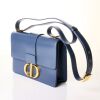 Christian Dior, Blue Leather Montaigne 30 Bag - 2