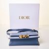 Christian Dior, Blue Leather Montaigne 30 Bag - 3
