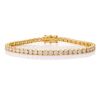 18ct Yellow Gold, 6.82ct Diamond Tennis Bracelet