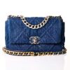 Chanel, Denim 19 Flap Bag, Size M