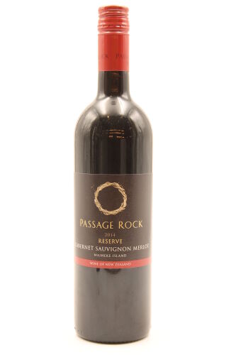 (1) 2014 Passage Rock Reserve Cabernet Sauvignon Merlot, Waiheke Island