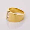 18ct Yellow Gold, Modern, 1.00ct Three Stone Diamond Dress Ring - 2