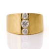 18ct Yellow Gold, Modern, 1.00ct Three Stone Diamond Dress Ring