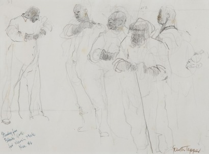 GARTH TAPPER Sketch for Black Gold