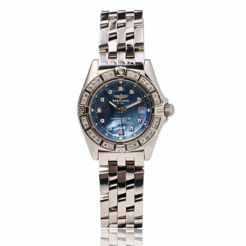 Stainless Steel, Breitling Callistino Diamond Wristwatch, circa 2006