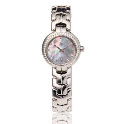 Stainless Steel, TAG Heuer, Lady Link Trilogy Set - Cameron Diaz Limited Edition Wristwatch / Bracelet / Ring Set