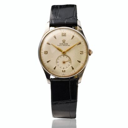 Stainless Steel, Rolex Precision ref 3540 Manual Wind Wristwatch, circa 1946