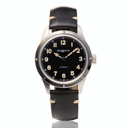 Stainless Steel, Montblanc 1858 Automatic Wristwatch LE1858, circa 2019