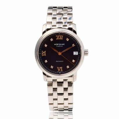 Stainless Steel, Montblanc Tradition Automatic Ladies Wristwatch