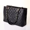 Chanel, Black Caviar Leather Grand Shopping Tote Bag - 2