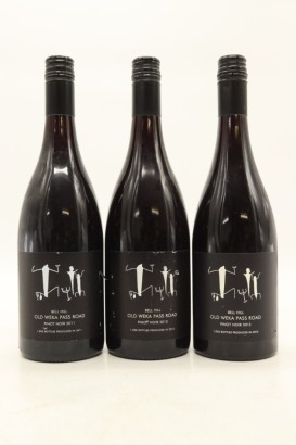 (1) 2011-2013 Bell Hill Old Weka Pass Road Pinot Noir Vertical Collection, Canterbury, 3 Bottles Sold as One Lot