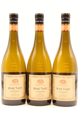(3) 2015 Sacred Hill Wine Thief Chardonnay, Hawkes Bay [BC94]