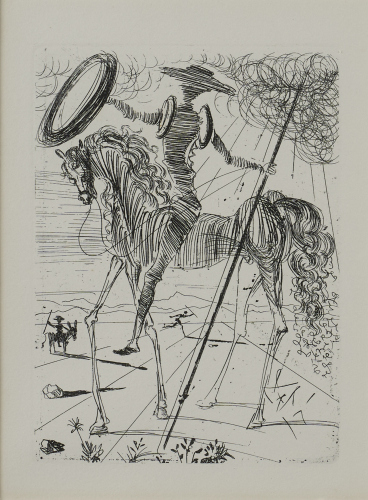 SALVADOR DALI Don Quixote