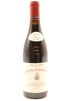 (1) 2015 Chateau de Beaucastel Cotes du Rhone Coudoulet de Beaucastel, Rhone
