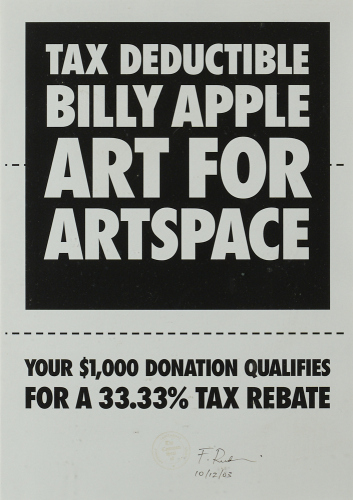 BILLY APPLE Art For Artspace