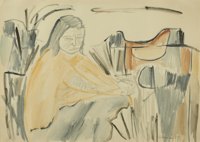 PATRICK HAYMAN Pensive Woman