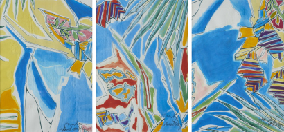 PAT HANLY AND CLAUDIA POND-EYLEY untitled (triptych)