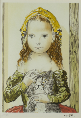 AFTER L&Eacute;ONARD TSUGUHARU FOUJITA Maiden and a Cat