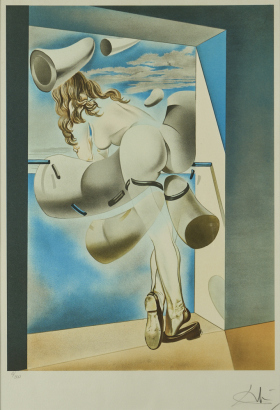 SALVADOR DAL&Iacute; Young Virgin Auto-Sodomised by the Horns of Her Own Chastity