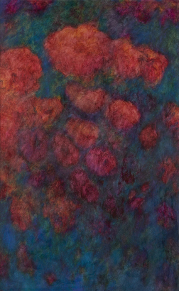 LOIS MCIVOR Orange Flowers Green Space