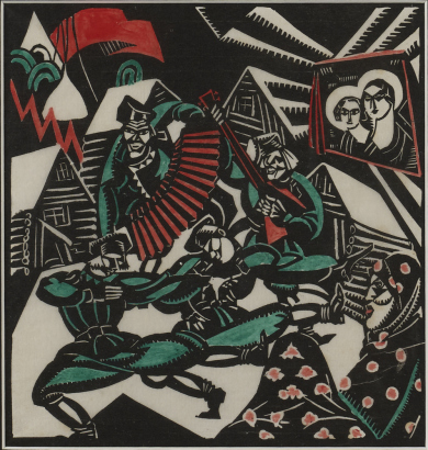 ATTR ALBERT DROESBEKE Cossack Dancers