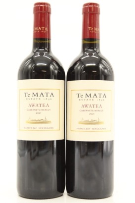 (2) 2021 Te Mata Estate 'Awatea' Cabernets - Merlot, Hawke's Bay