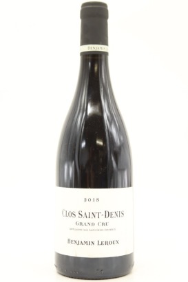 (1) 2018 Benjamin Leroux Clos Saint-Denis Grand Cru, Cote de Nuits [JR19]
