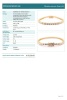 18ct Yellow Gold, 6.82ct Diamond Tennis Bracelet - 2